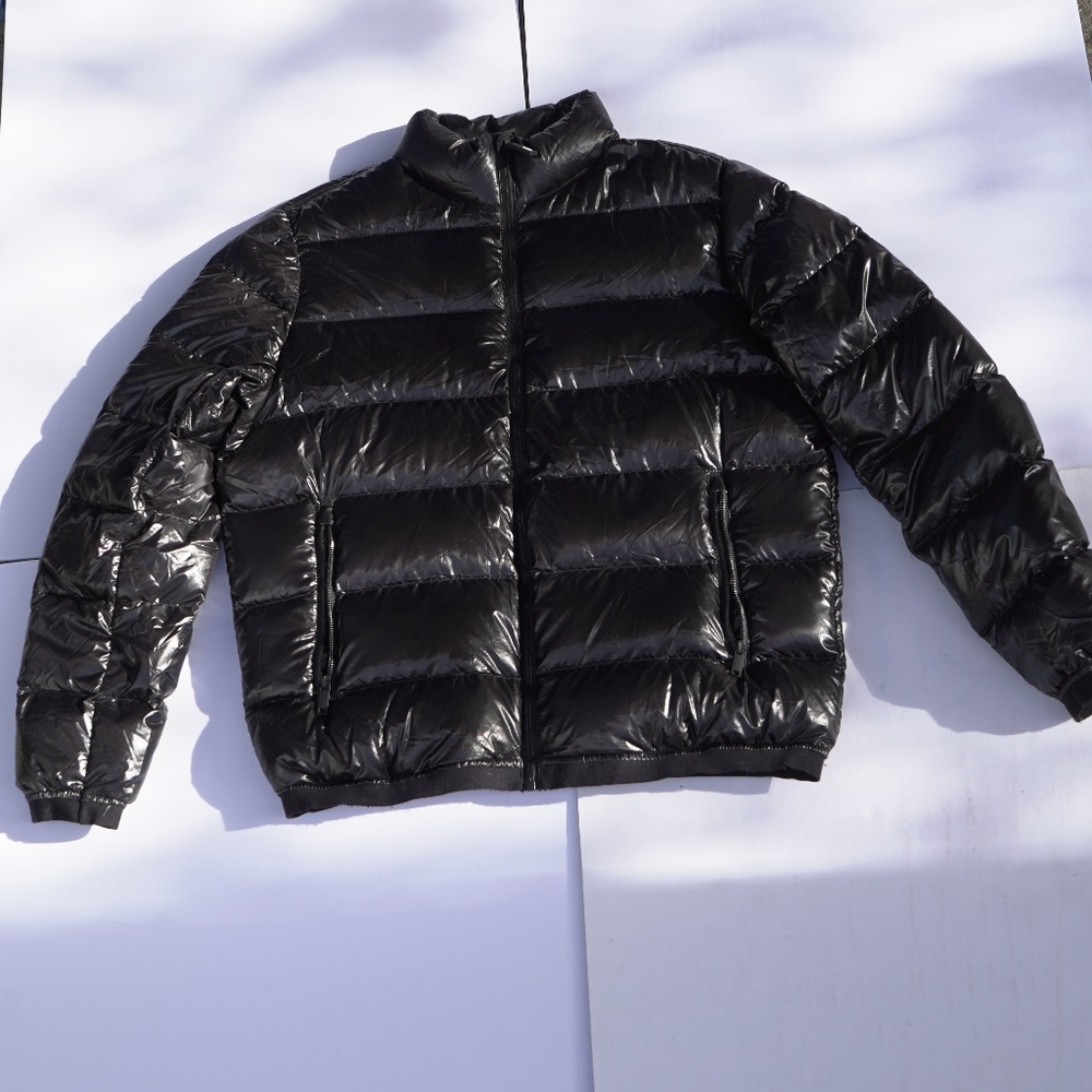 Women's DKNY Black Puffer Coat